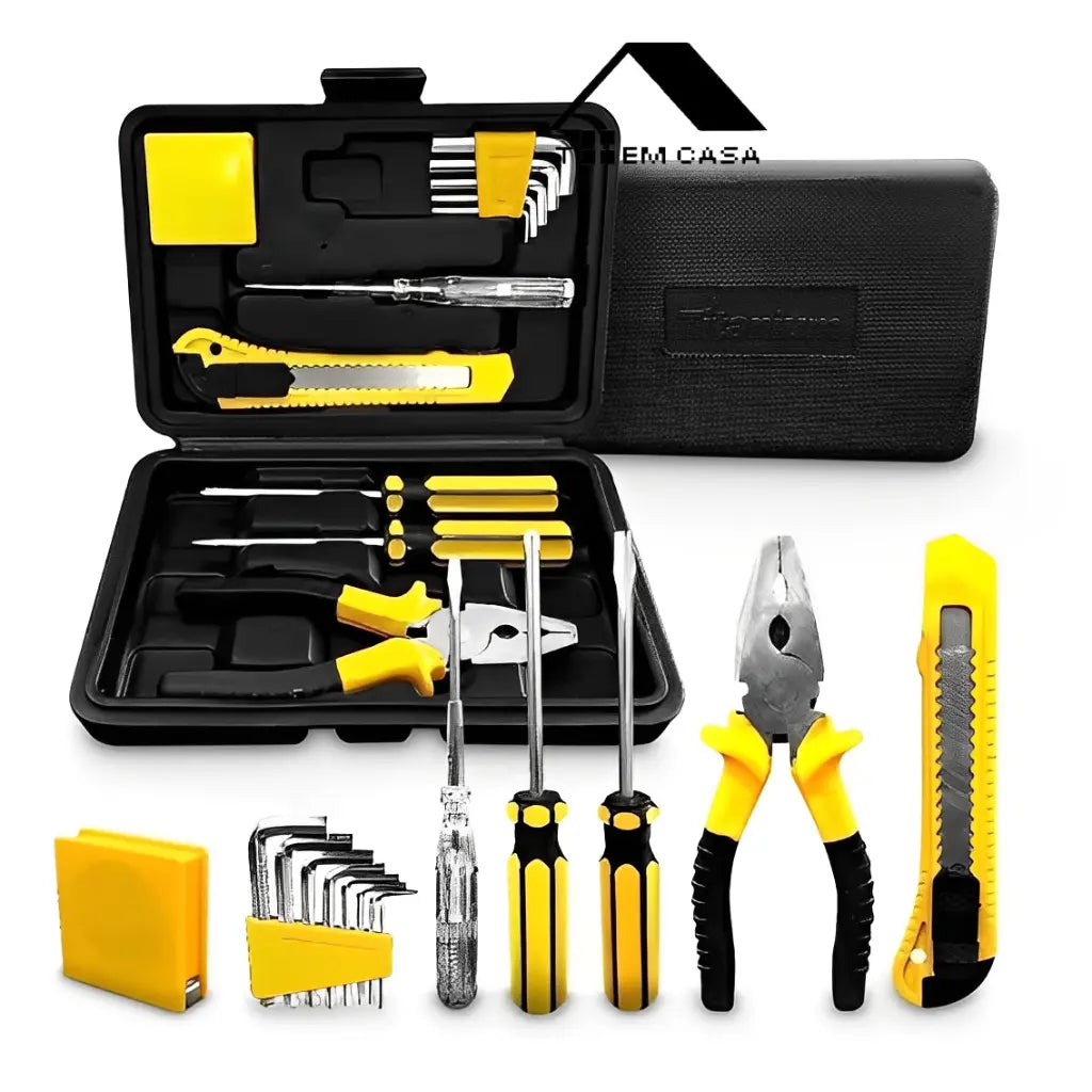 Kit de Ferramentas Titanium 12 Peças com Maleta – Jogo Completo para Reparos