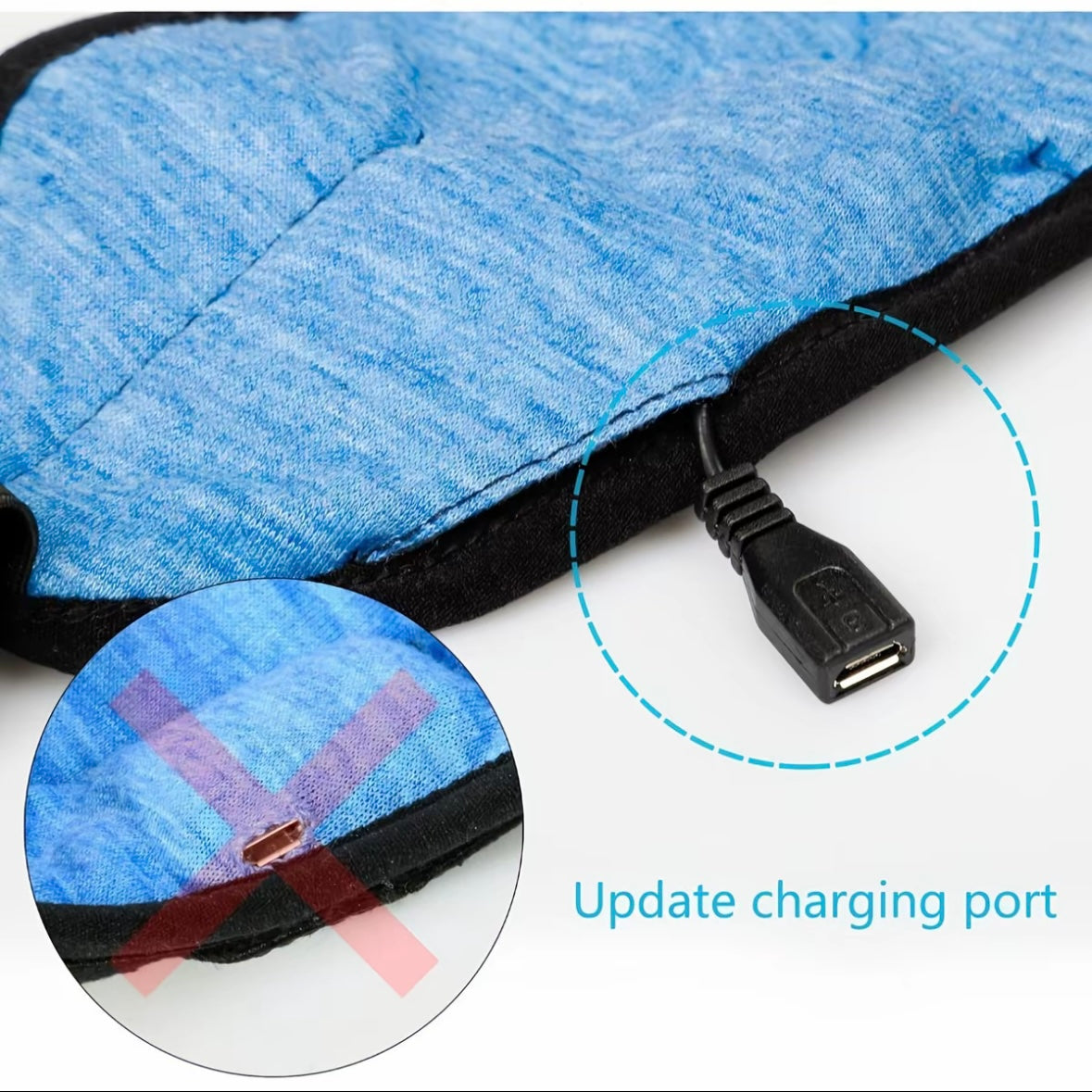 Máscara de Dormir Bluetooth com Fones de Ouvido