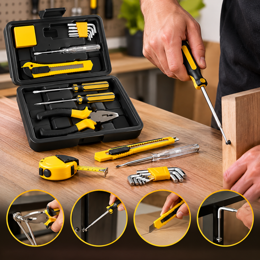 Kit de Ferramentas Titanium 12 Peças com Maleta – Jogo Completo para Reparos